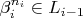 $\beta_i^{n_i}\in L_{i-1}$