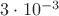 $3\cdot 10^{-3}$