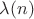 $\lambda (n)$