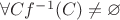 $\forall C f^{-1}(C)\ne\varnothing$