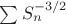 $\sum S_n^{-3/2}$