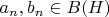 $a_n,b_n \in B(H)$