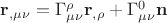 $\mathbf r_{,\mu\nu}=\Gamma^\rho_{\mu\nu}\mathbf r_{,\rho}+\Gamma^0_{\mu\nu}\mathbf n$