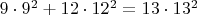 $9\cdot9^2+12\cdot12^2=13\cdot13^2$