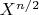 $X^{n /2}$