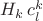 $H_k\,c^k_l$