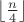 $\left\lfloor\frac{n}{4}\right\rfloor$