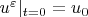 $u^\varepsilon|_{t=0}=u_0$