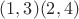 $(1,3)(2,4)$