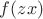 $f(z x)$