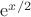 $\mathrm{e}^{x/2}$