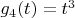 $g_4(t)=t^3$