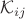 $\mathcal{K}_{ij}$