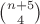 $\binom{n+5}{4}$