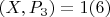$(X, P_3) =1\engo(6)$