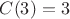 $C(3)=3$