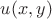 $\[
u(x,y)
\]$