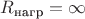 $R_\text{нагр} = \infty$