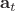 $\mathbf{a}_t$
