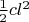 $\frac{1}{2}cl^2$