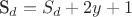 S_{d}=S_d+2y+1