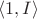 $\langle1,I\rangle$