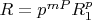 $R = p^{mP}R_1^p$