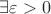 $\exists \varepsilon > 0$