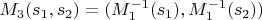 $M_3(s_1, s_2) = (M_1^{-1}(s_1), M_1^{-1}(s_2))$
