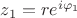 $z_1=r e^{i \varphi_1}$