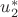 $u_2^*$ $u_2^*$