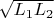 $\sqrt{L_1 L_2}$