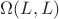 $\Omega (L, L)$