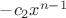 $-c_2x^{n-1}$