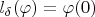$l_{\delta}(\varphi)=\varphi(0)$