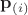 $\mathbf{p}_{(i)}$