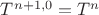 $T^{n+1,0}=T^n$