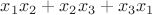 $x_1x_2+x_2x_3+x_3x_1$