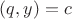 $(q,y)=c$