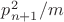 $p_{n+1}^2 /m$