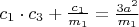 $c_1\cdot c_3+\frac{c_1}{m_1}=\frac{3a^2}{m_1}$
