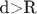 d>R
