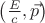 $\left(\frac{E}{c},\vec{p}\right)$