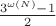 $\frac{3^{\omega(N)}-1}{2}$