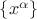 $\{x^\alpha\}$
