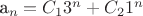 a_n = C_13^n+C_21^n