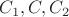 $C_1,C,C_2$