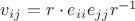 $v_{ij}=r \cdot e_{ii} e_{jj} r^{-1}$
