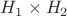 $H_1 \times H_2$