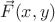 $\vec F(x,y)$